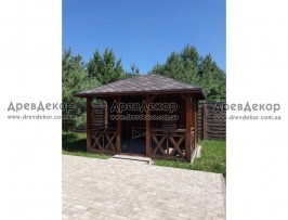Готовая беседка для дачи