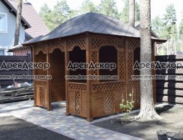 Беседка из дерева 3.1 х 3.2
