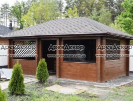 Беседка из профилированого бруса