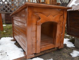 Будка с косой крышей
