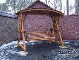 Большая качеля для сада