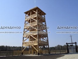 Смотровая вышка из дерева
