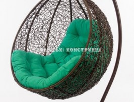 Подвесна качель Флоренция темно-коричневая